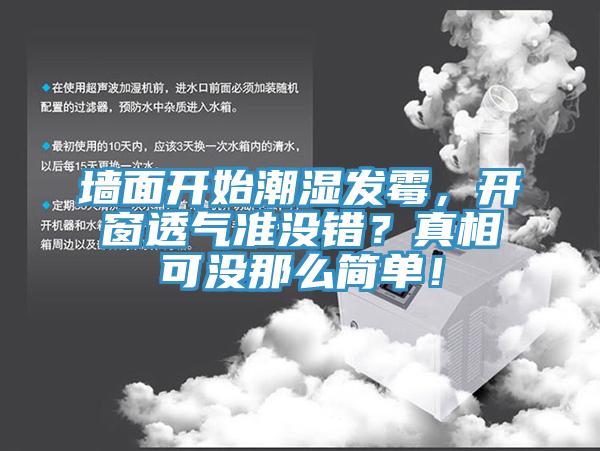 墻面開始潮濕發(fā)霉，開窗透氣準(zhǔn)沒錯(cuò)？真相可沒那么簡(jiǎn)單！