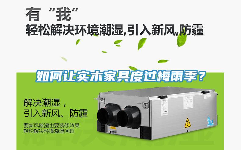 如何讓實木家具度過梅雨季？