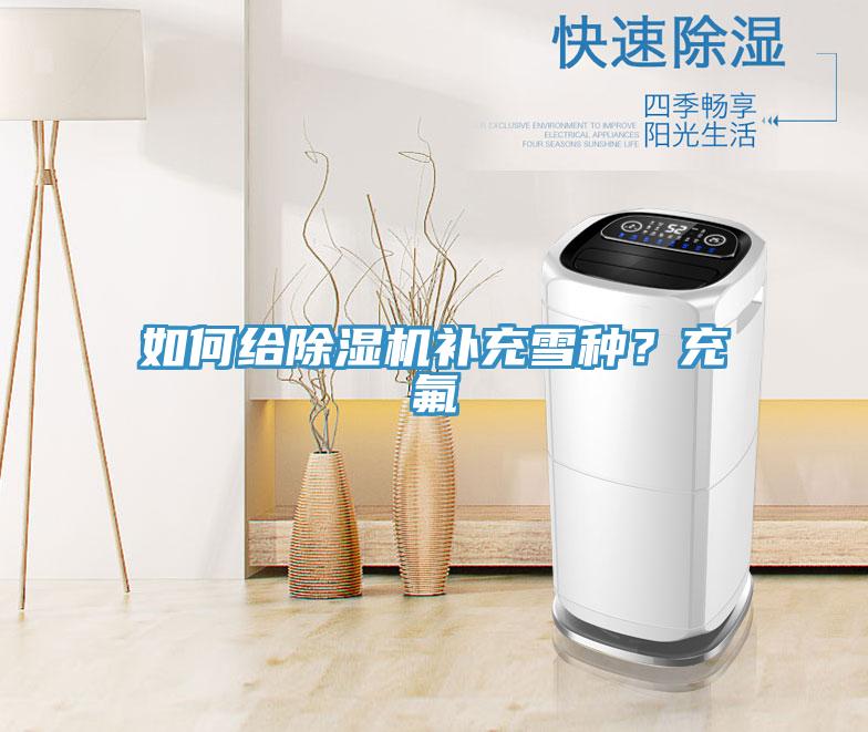 如何給除濕機(jī)補(bǔ)充雪種？充氟