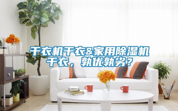 干衣機(jī)干衣&家用除濕機(jī)干衣，孰優(yōu)孰劣？