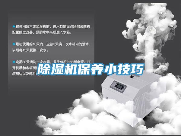 除濕機(jī)保養(yǎng)小技巧
