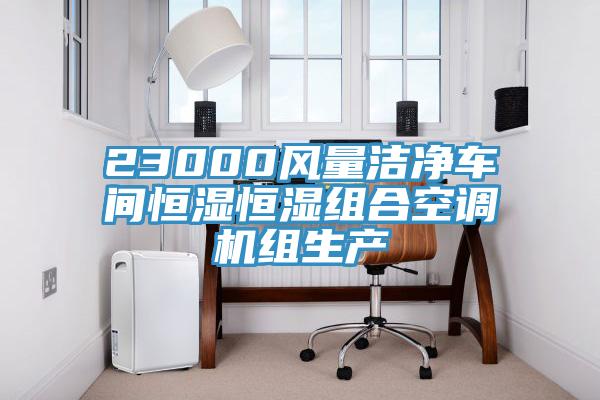 23000風(fēng)量潔凈車間恒濕恒濕組合空調(diào)機組生產(chǎn)