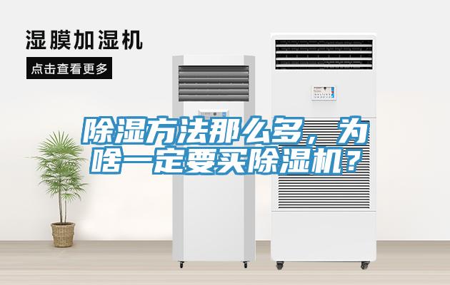 除濕方法那么多，為啥一定要買除濕機(jī)？