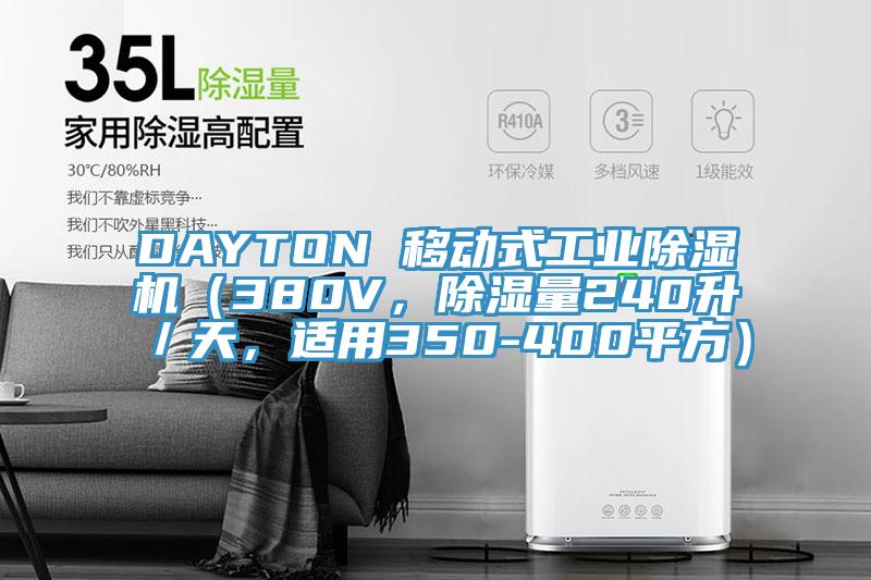 DAYTON 移動(dòng)式工業(yè)除濕機(jī)（380V，除濕量240升／天，適用350-400平方）