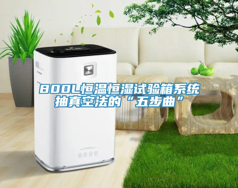 800L恒溫恒濕試驗(yàn)箱系統(tǒng)抽真空法的“五步曲”