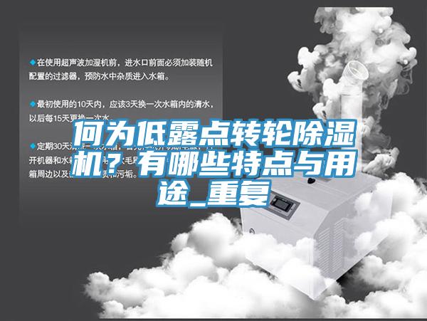 何為低露點(diǎn)轉(zhuǎn)輪除濕機(jī)？有哪些特點(diǎn)與用途_重復(fù)
