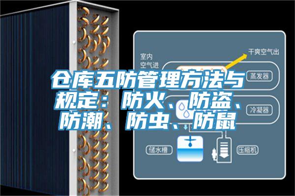 倉庫五防管理方法與規(guī)定：防火、防盜、防潮、防蟲、防鼠