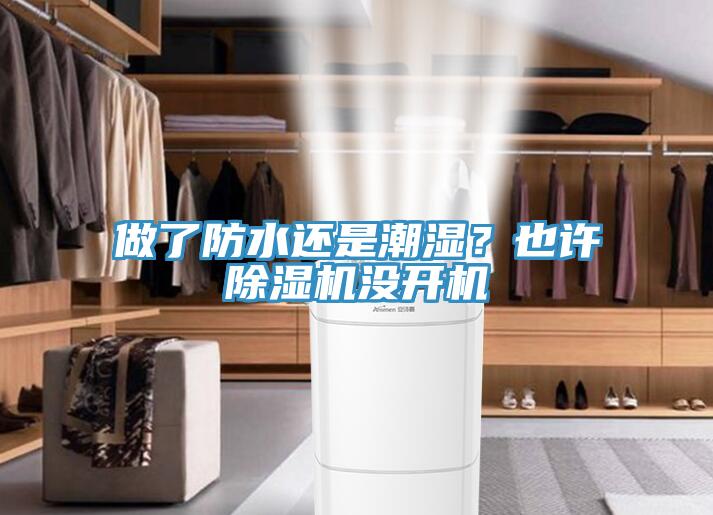 做了防水還是潮濕？也許除濕機沒開機