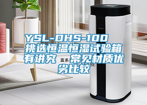 YSL-DHS-100  挑選恒溫恒濕試驗箱有講究  常見材質優(yōu)劣比較