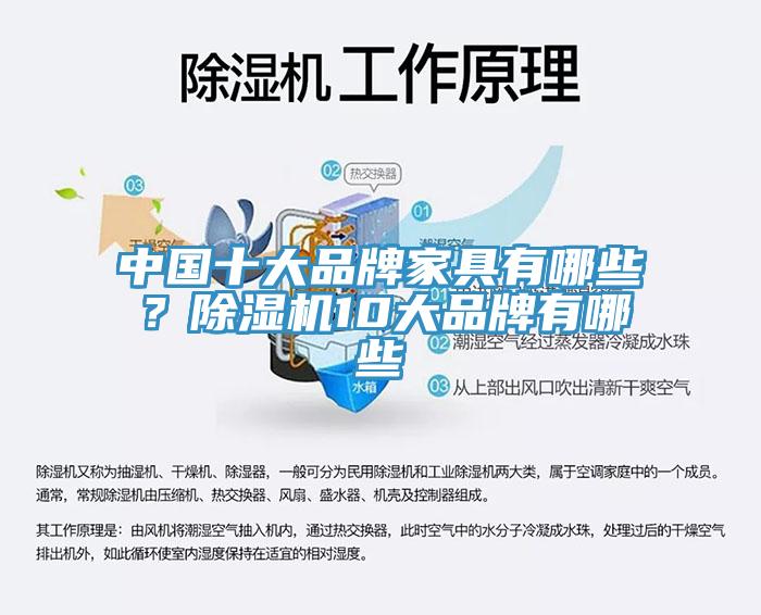 中國十大品牌家具有哪些？除濕機(jī)10大品牌有哪些