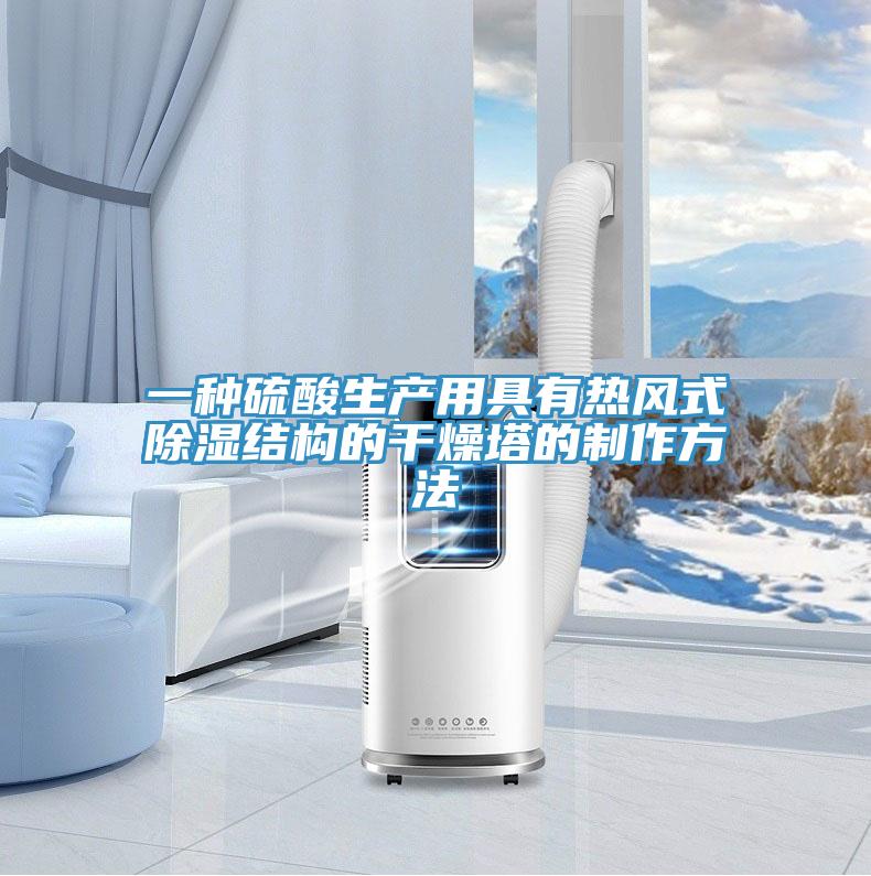 一種硫酸生產用具有熱風式除濕結構的干燥塔的制作方法