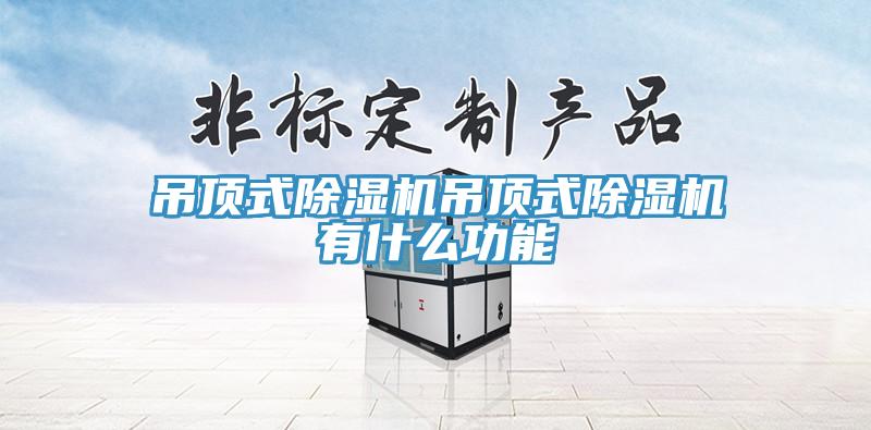 吊頂式除濕機(jī)吊頂式除濕機(jī)有什么功能