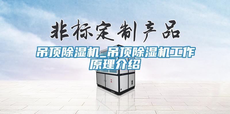 吊頂除濕機(jī)_吊頂除濕機(jī)工作原理介紹
