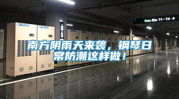 南方陰雨天來襲，鋼琴日常防潮這樣做！