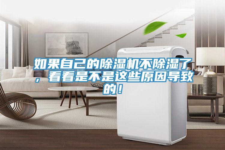 如果自己的除濕機(jī)不除濕了，看看是不是這些原因?qū)е碌模?></div>
								<div   id=