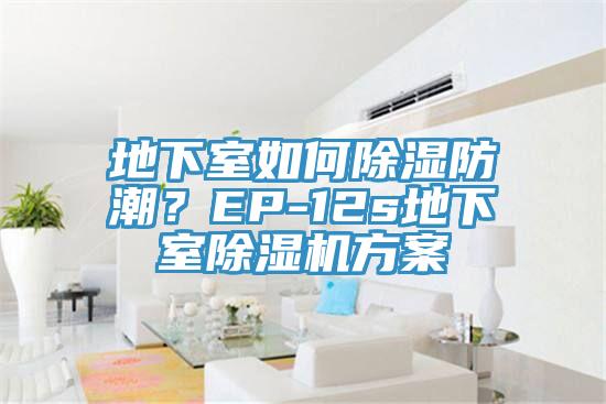 地下室如何除濕防潮？EP-12s地下室除濕機方案