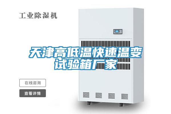 天津高低溫快速溫變?cè)囼?yàn)箱廠家