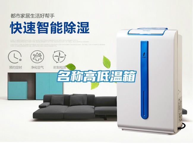 名稱高低溫箱
