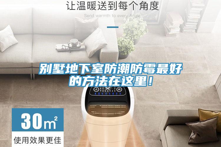 別墅地下室防潮防霉最好的方法在這里！