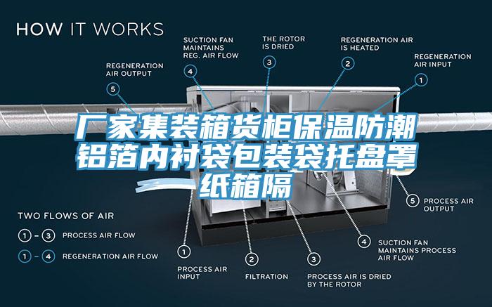 廠家集裝箱貨柜保溫防潮鋁箔內(nèi)襯袋包裝袋托盤(pán)罩紙箱隔