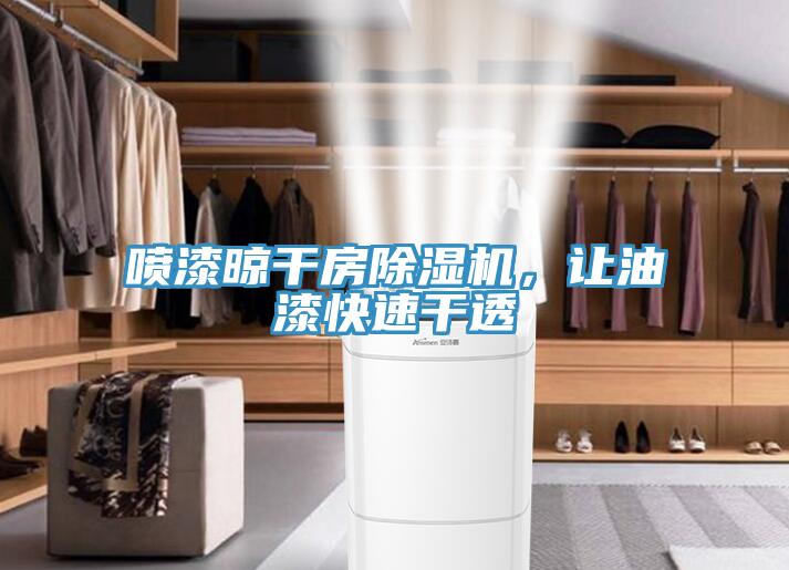 噴漆晾干房除濕機(jī)，讓油漆快速干透