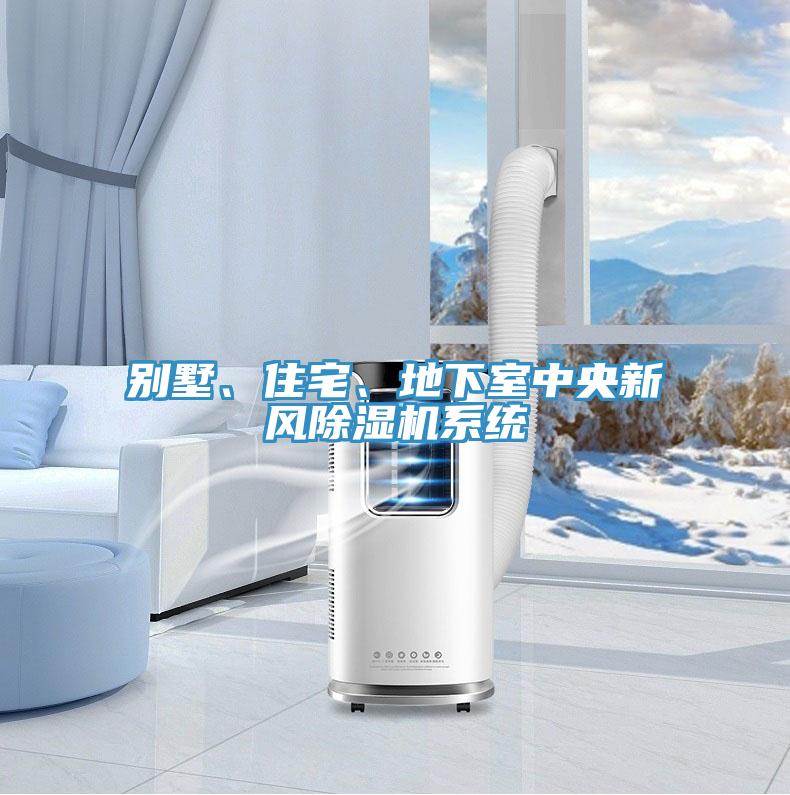 別墅、住宅、地下室中央新風(fēng)除濕機系統(tǒng)