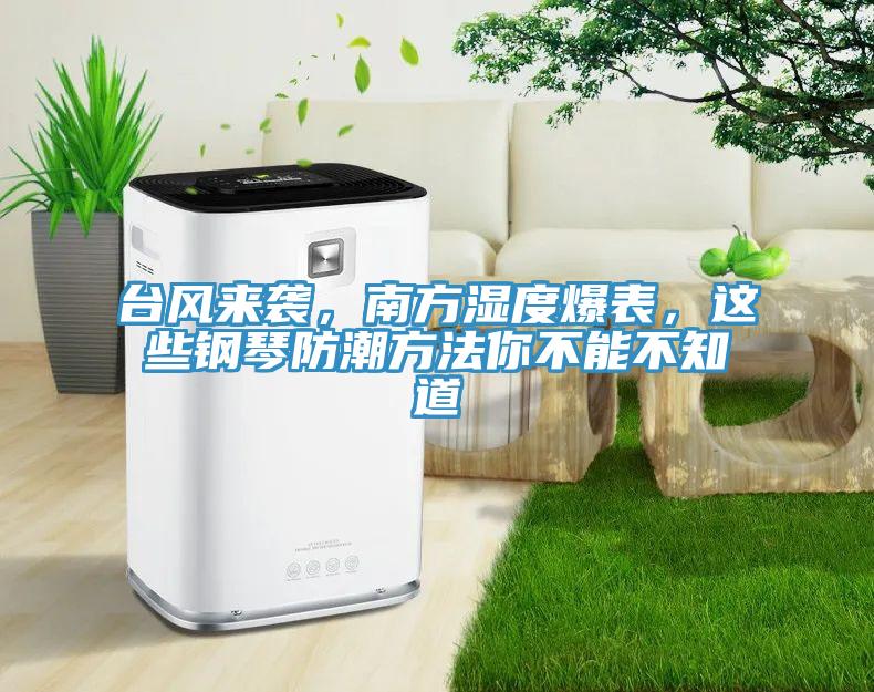 臺風(fēng)來襲，南方濕度爆表，這些鋼琴防潮方法你不能不知道