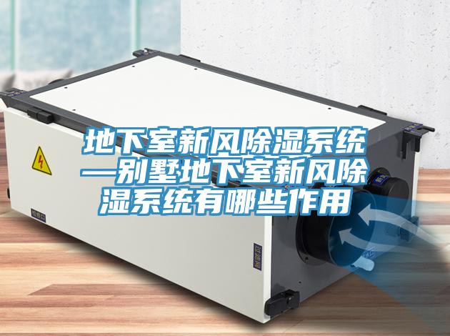 地下室新風除濕系統(tǒng)—別墅地下室新風除濕系統(tǒng)有哪些作用