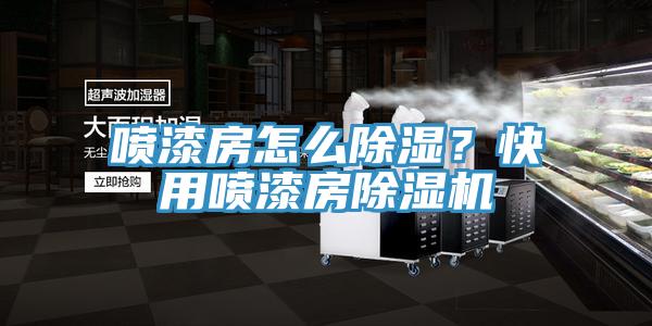 噴漆房怎么除濕？快用噴漆房除濕機(jī)