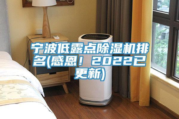 寧波低露點(diǎn)除濕機(jī)排名(感恩！2022已更新)