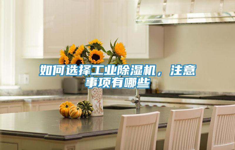 如何選擇工業(yè)除濕機，注意事項有哪些