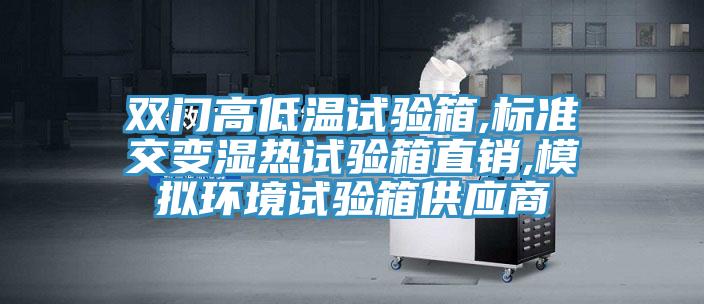 雙門高低溫試驗箱,標準交變濕熱試驗箱直銷,模擬環(huán)境試驗箱供應(yīng)商