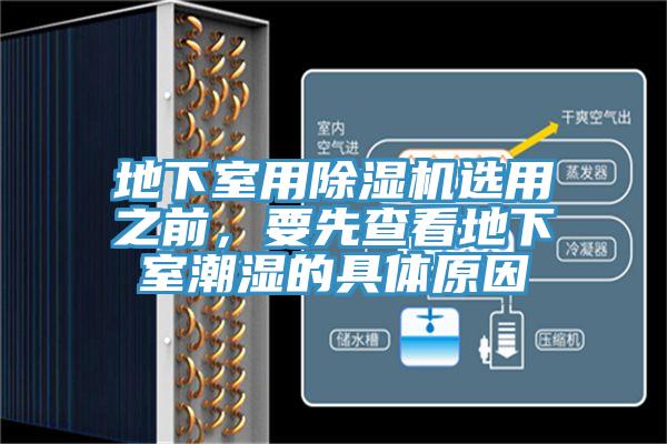 地下室用除濕機選用之前，要先查看地下室潮濕的具體原因