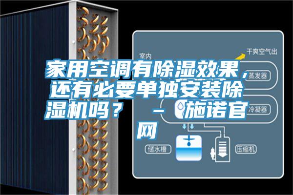 家用空調(diào)有除濕效果，還有必要單獨安裝除濕機嗎？ – 施諾官網(wǎng)