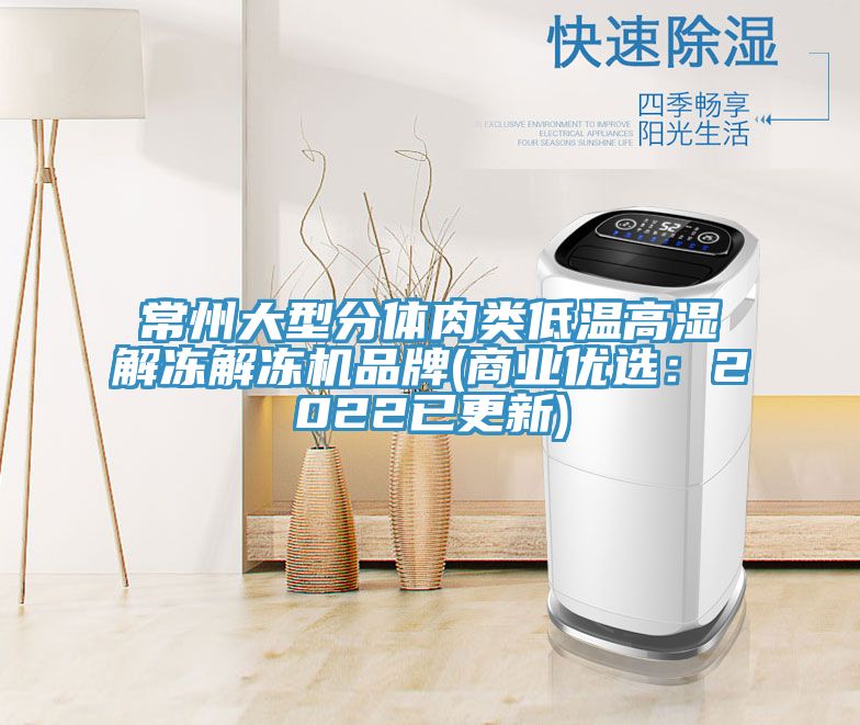 常州大型分體肉類低溫高濕解凍解凍機(jī)品牌(商業(yè)優(yōu)選：2022已更新)