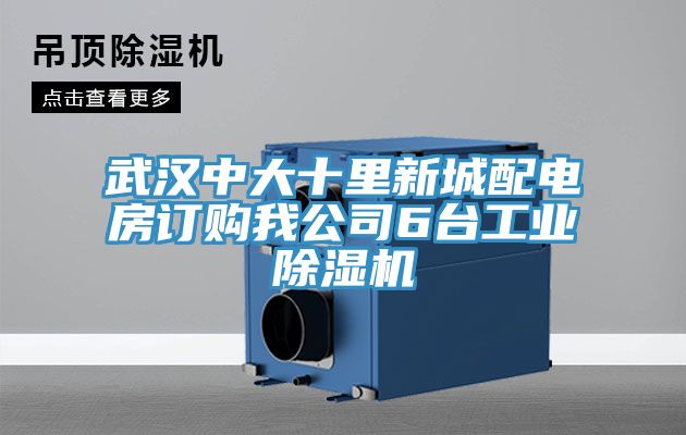 武漢中大十里新城配電房訂購我公司6臺(tái)工業(yè)除濕機(jī)