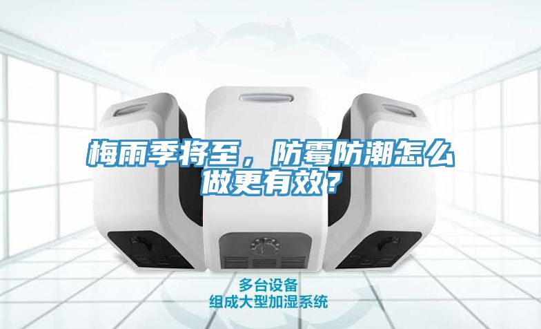 梅雨季將至，防霉防潮怎么做更有效？