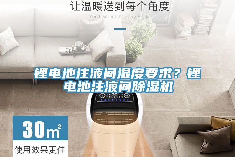鋰電池注液間濕度要求？鋰電池注液間除濕機(jī)