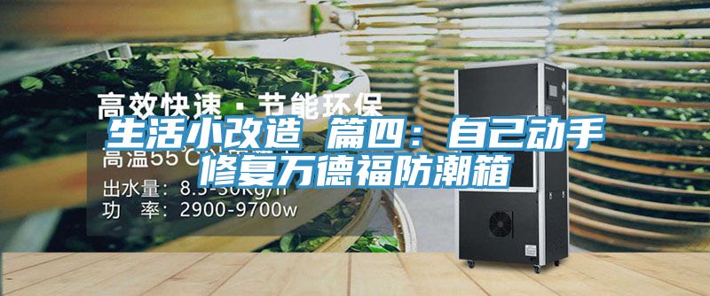 生活小改造 篇四：自己動手修復(fù)萬德福防潮箱