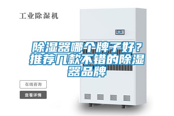 除濕器哪個(gè)牌子好？推薦幾款不錯(cuò)的除濕器品牌