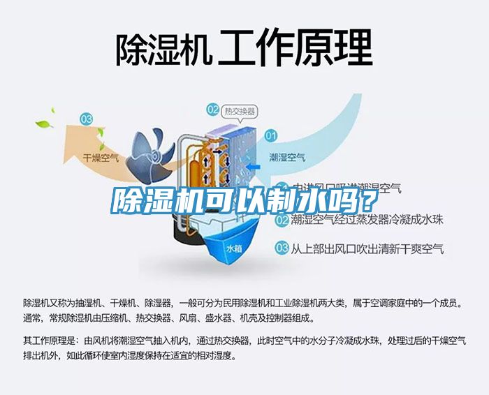 除濕機(jī)可以制水嗎？