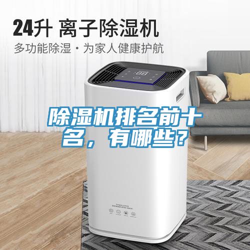 除濕機排名前十名，有哪些？