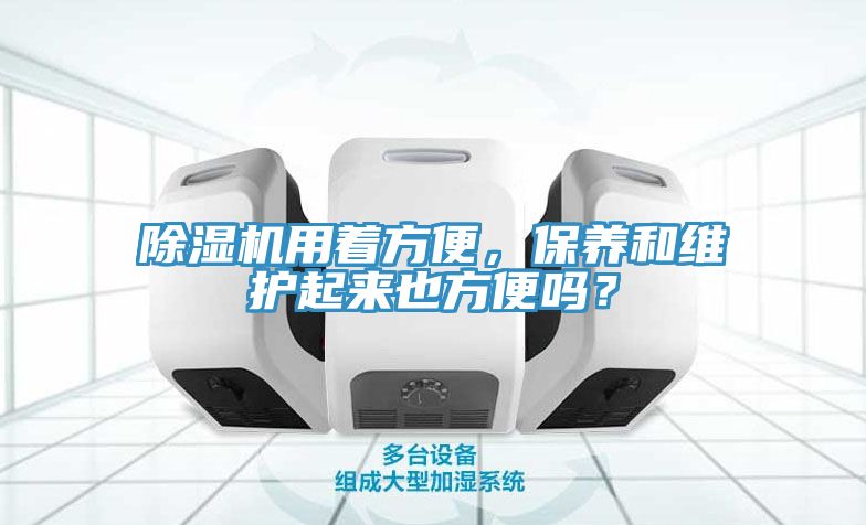 除濕機用著方便，保養(yǎng)和維護起來也方便嗎？