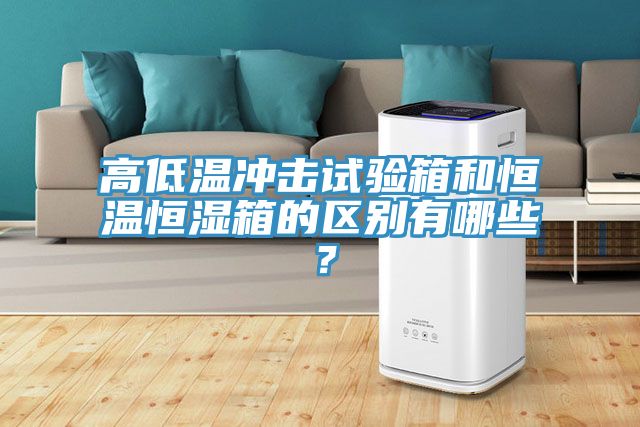 高低溫沖擊試驗箱和恒溫恒濕箱的區(qū)別有哪些？