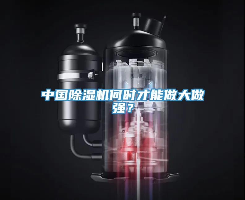 中國除濕機(jī)何時(shí)才能做大做強(qiáng)？