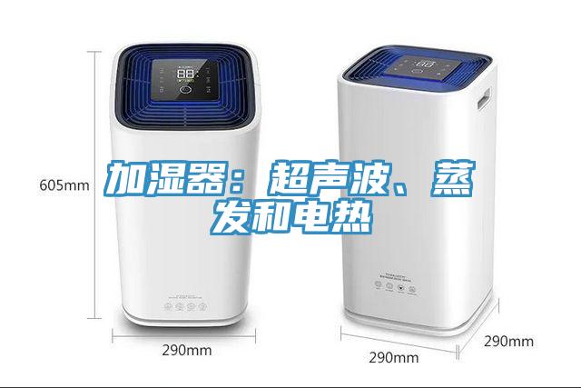 加濕器：超聲波、蒸發(fā)和電熱