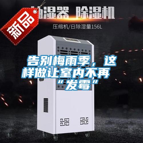 告別梅雨季，這樣做讓室內(nèi)不再“發(fā)霉”